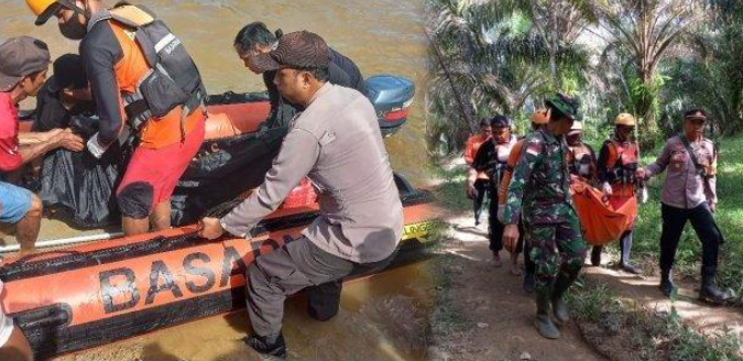 4 Orang yang Terseret Arus Sungai di Bengkayang Kalbar Ditemukan Tewas, 2 Mayat Ditemukan Tadi Pagi